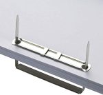 Officemate Prong Paper Fasteners, 2 inch Capacity, 2.75 inch Base, Box of 50 Complete Sets, (99852), Silver - Image 4